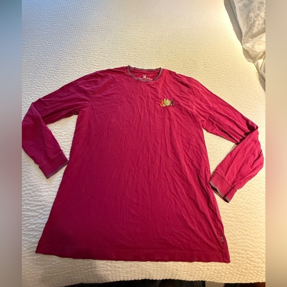 Psycho bunny Lafayette Crew Neck Long Sleeve, Size 8 - Picture 1 of 6